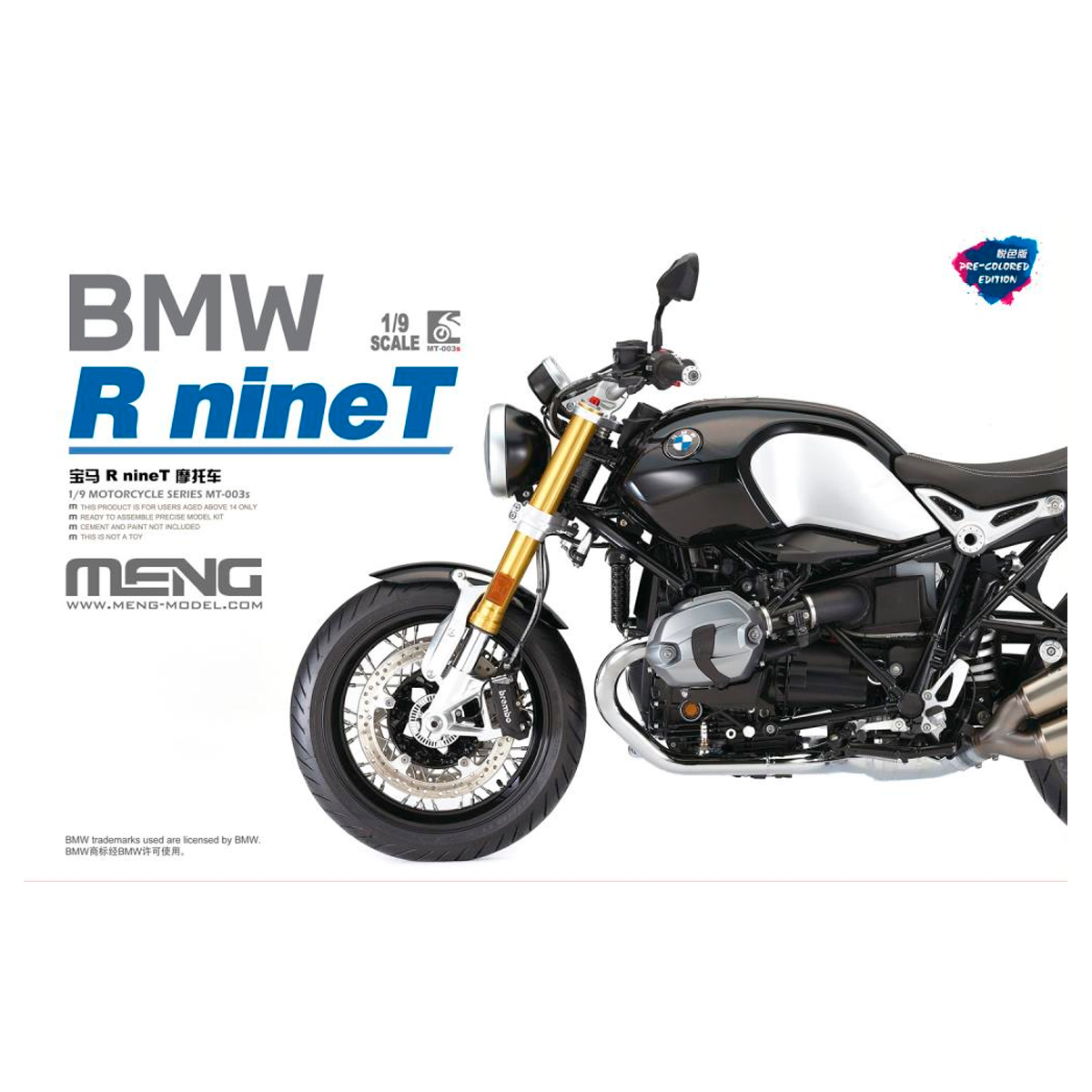 1/9 BMW R nineT (Pre-colored Edition)