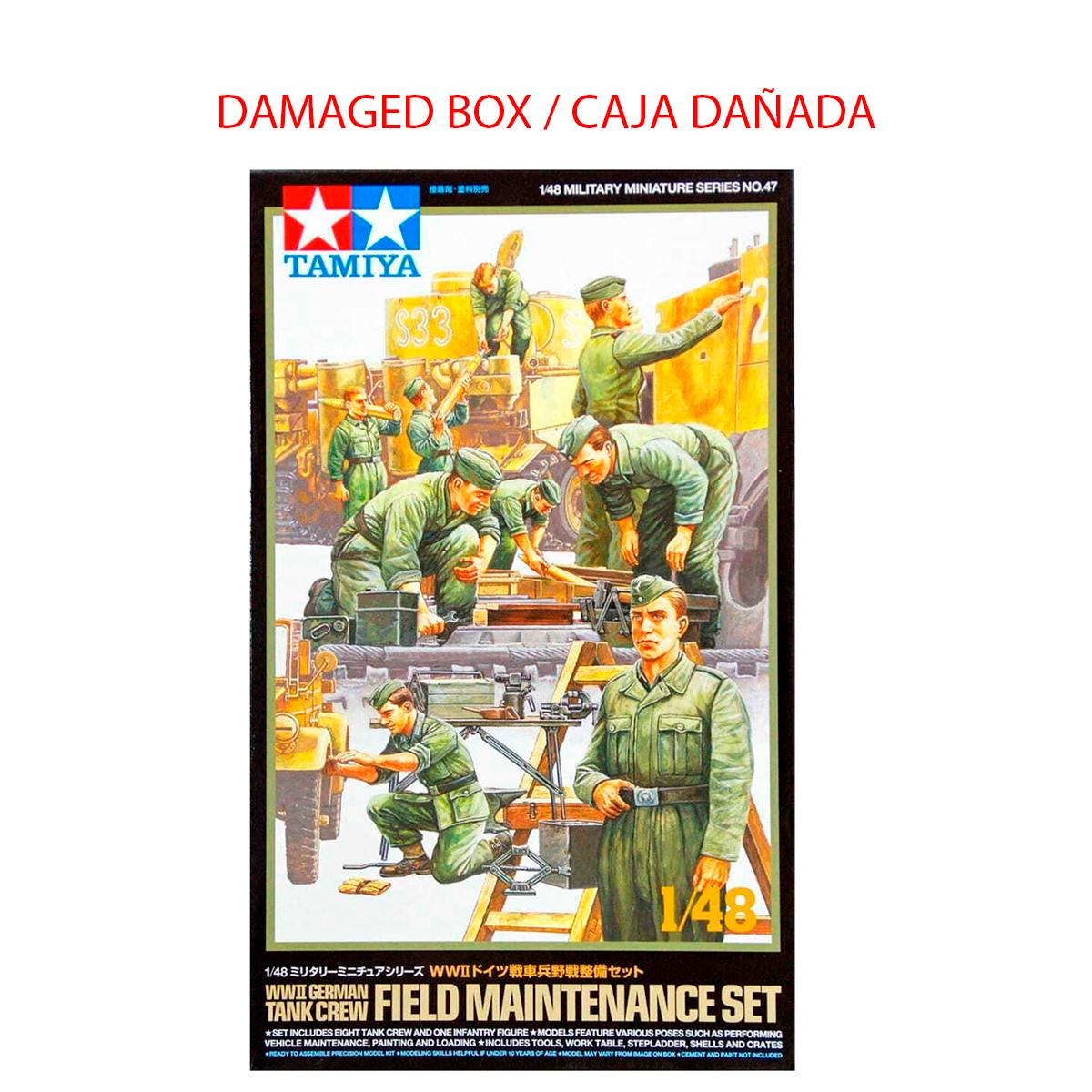 1/48 German Field Maintenance Set (Damaged box / Caja Dañada)