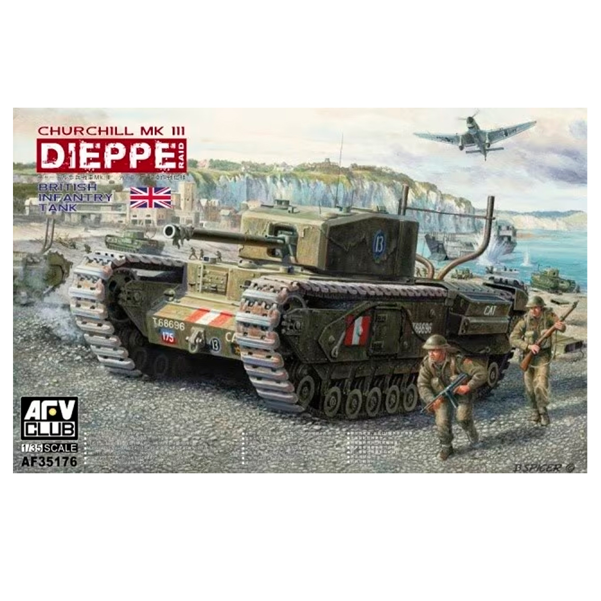 British Infantry Tank Churchill Mk.III Dieppe Raid 1/35