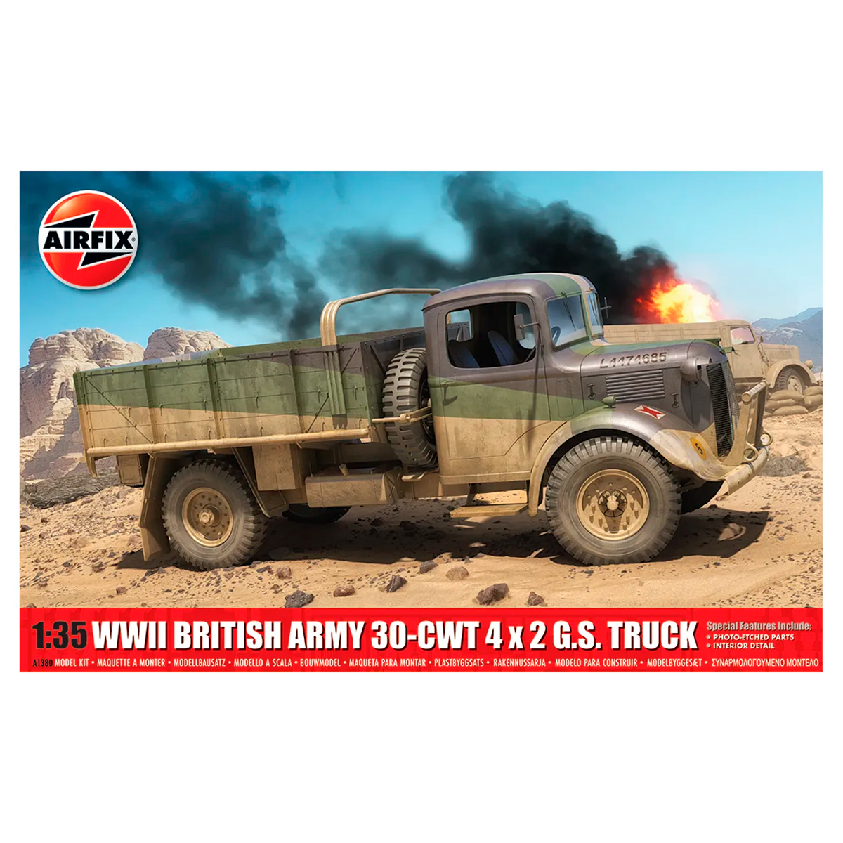 WWII British Army 30-CWT 4 x 2 G.S. 1/35