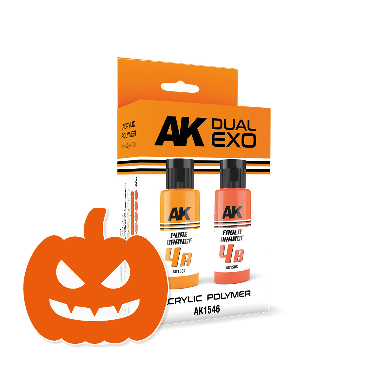 DUAL EXO SET 4 – 4A PURE ORANGE & 4B FADED ORANGE