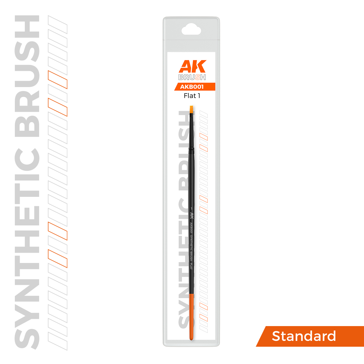 AK SYNTHETIC BRUSH – FLAT 1