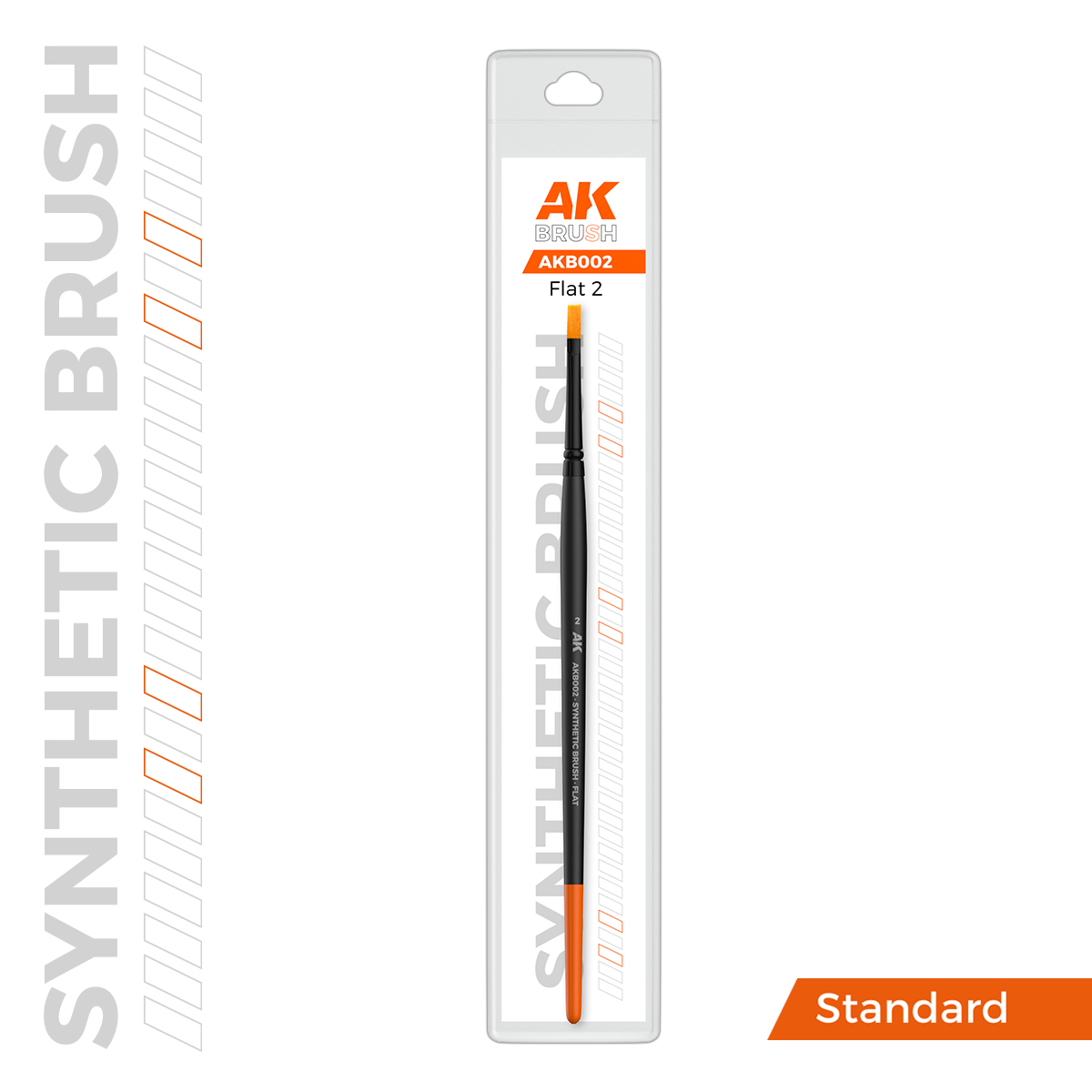 AK SYNTHETIC BRUSH – FLAT 2