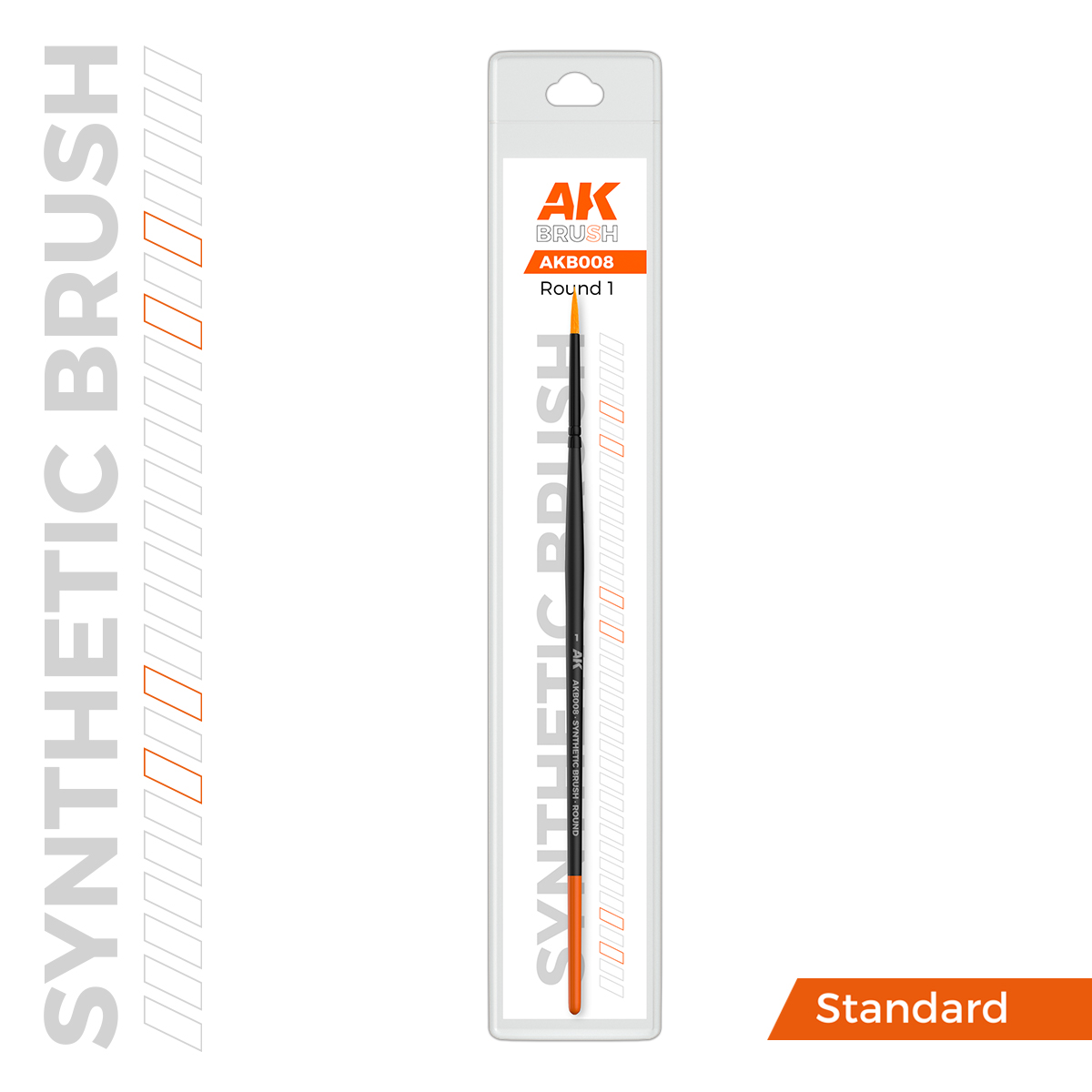 AK SYNTHETIC BRUSH – ROUND 1