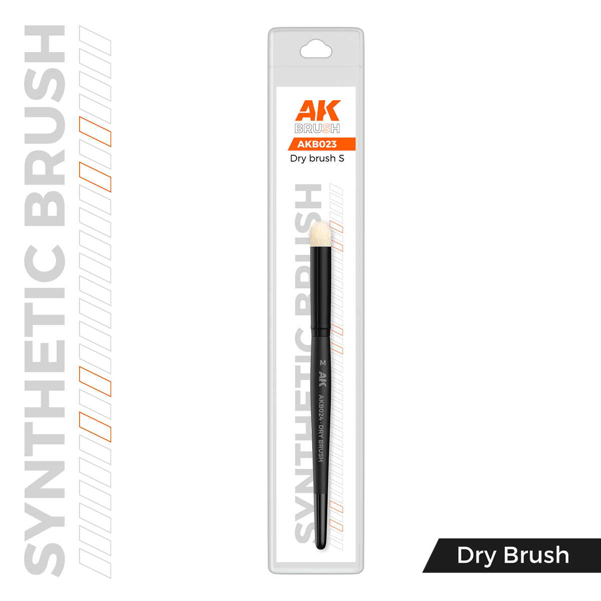 AK SYNTHETIC DRY BRUSH – S