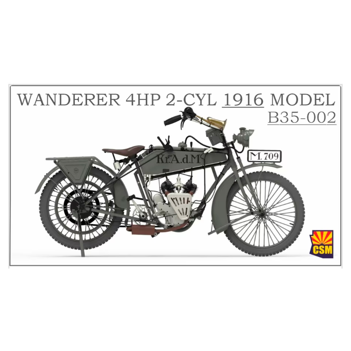 Wanderer 4PS 1916 Motorcycle 1/35