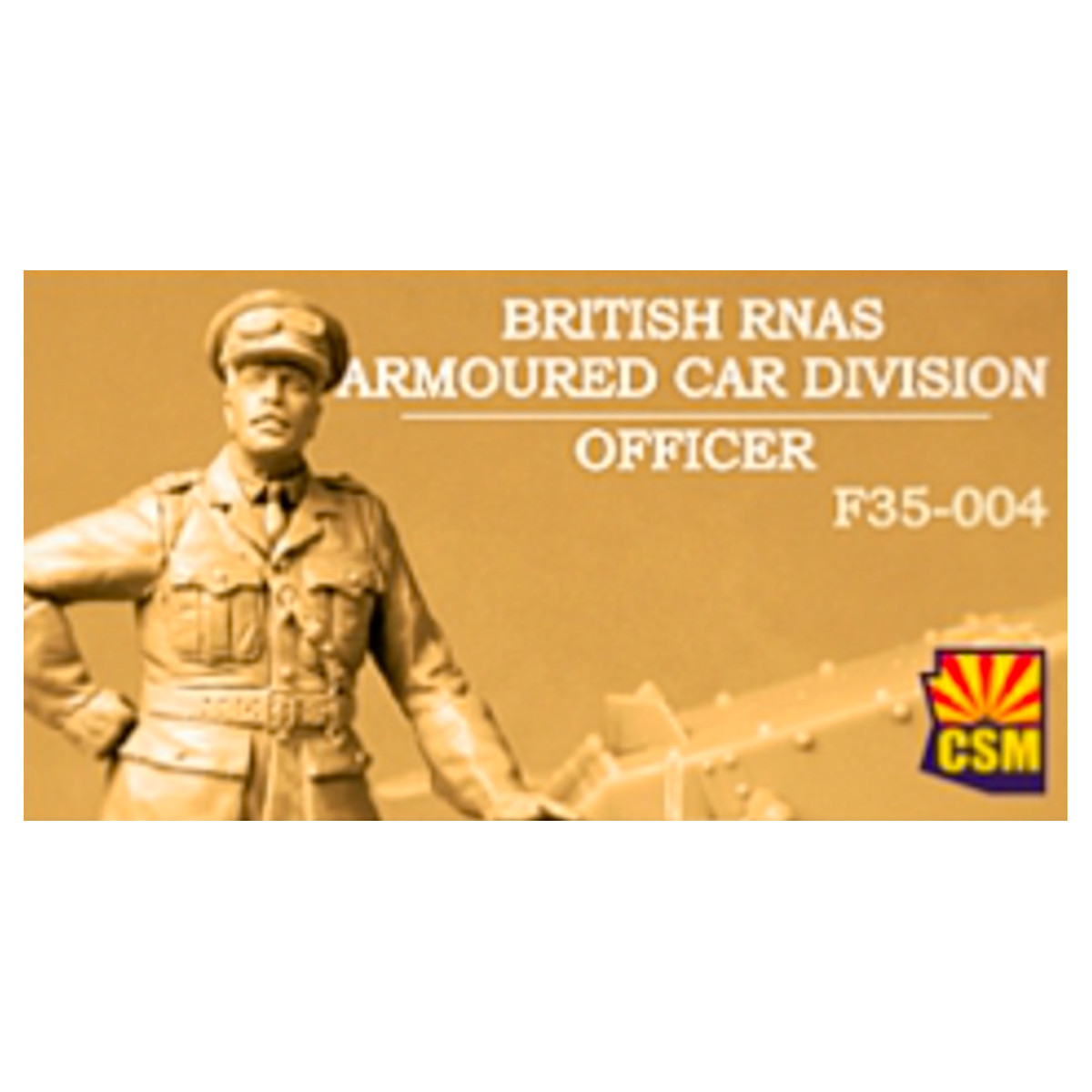 British RNAS Armoured Car Division Officer 1/35