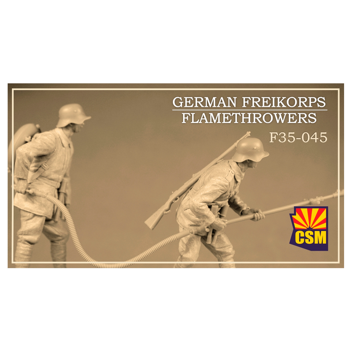 German Freikorps flamethrower squad 1/35