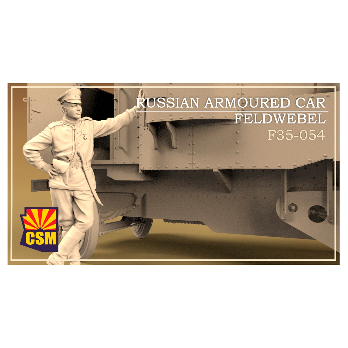 Russian Armoured Car Feldwebel 1/35