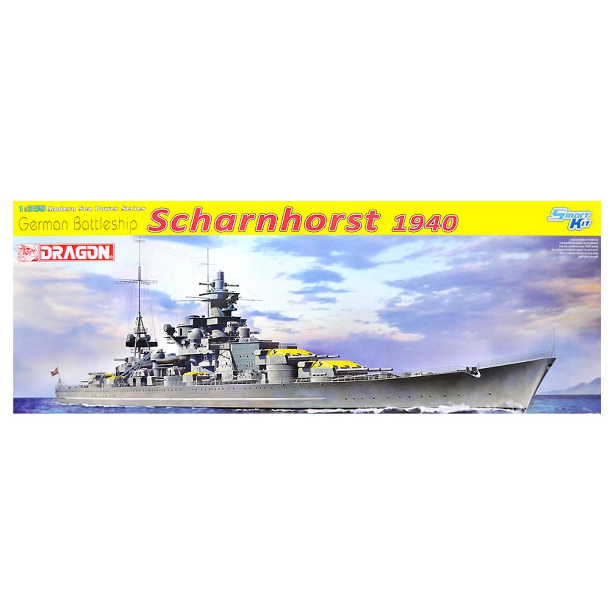 1/350 German Battleship Scharnhorst 1940