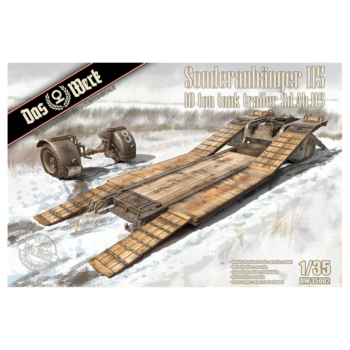 Sonderanhänger 115 – 10t Tank Trailer Sd.Ah.115 1/35