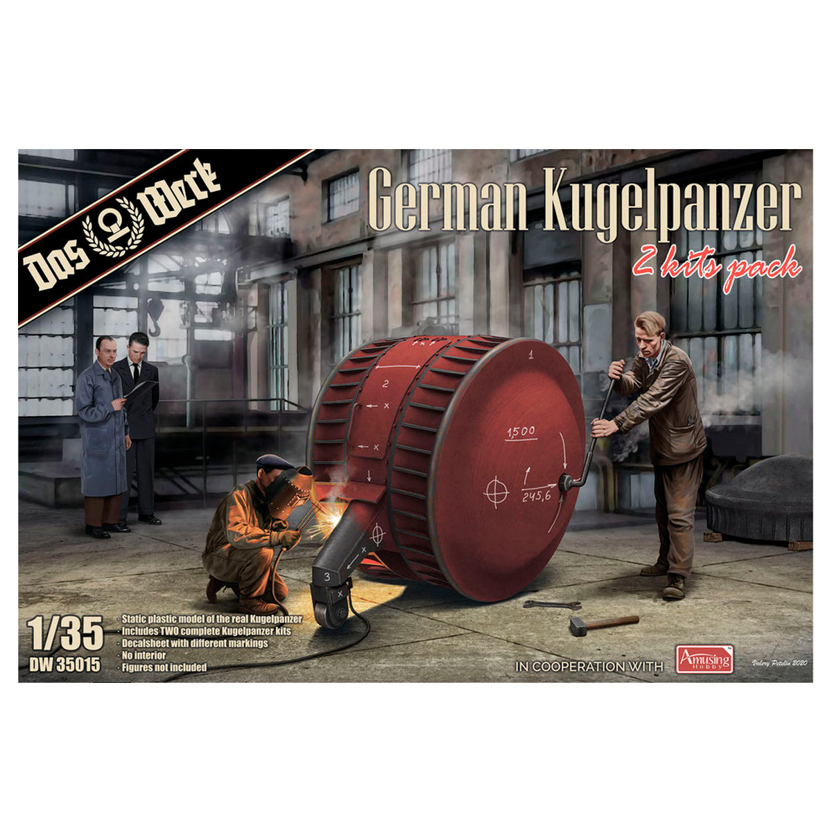 German Kugelpanzer (2 Kits Pack) 1/35