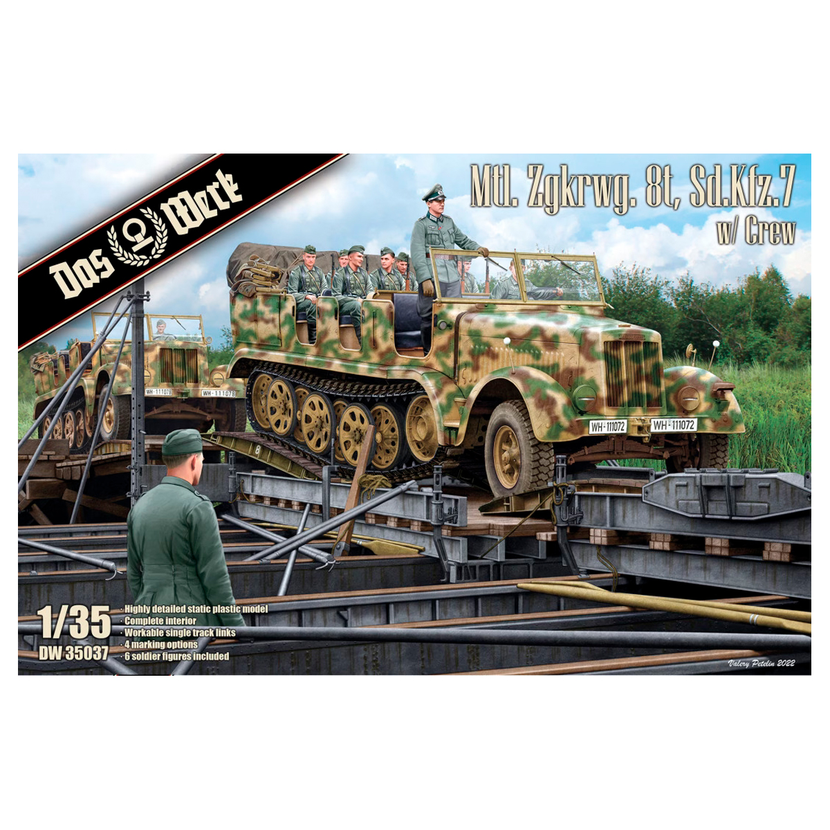 Sd.Kfz.7 – mtl. Zgkrwg. 8t w/Crew 1/35