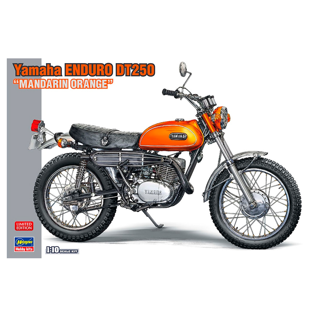 Hasegawa 1/10 Yamaha Enduro DT250 “Mandarin Orange”