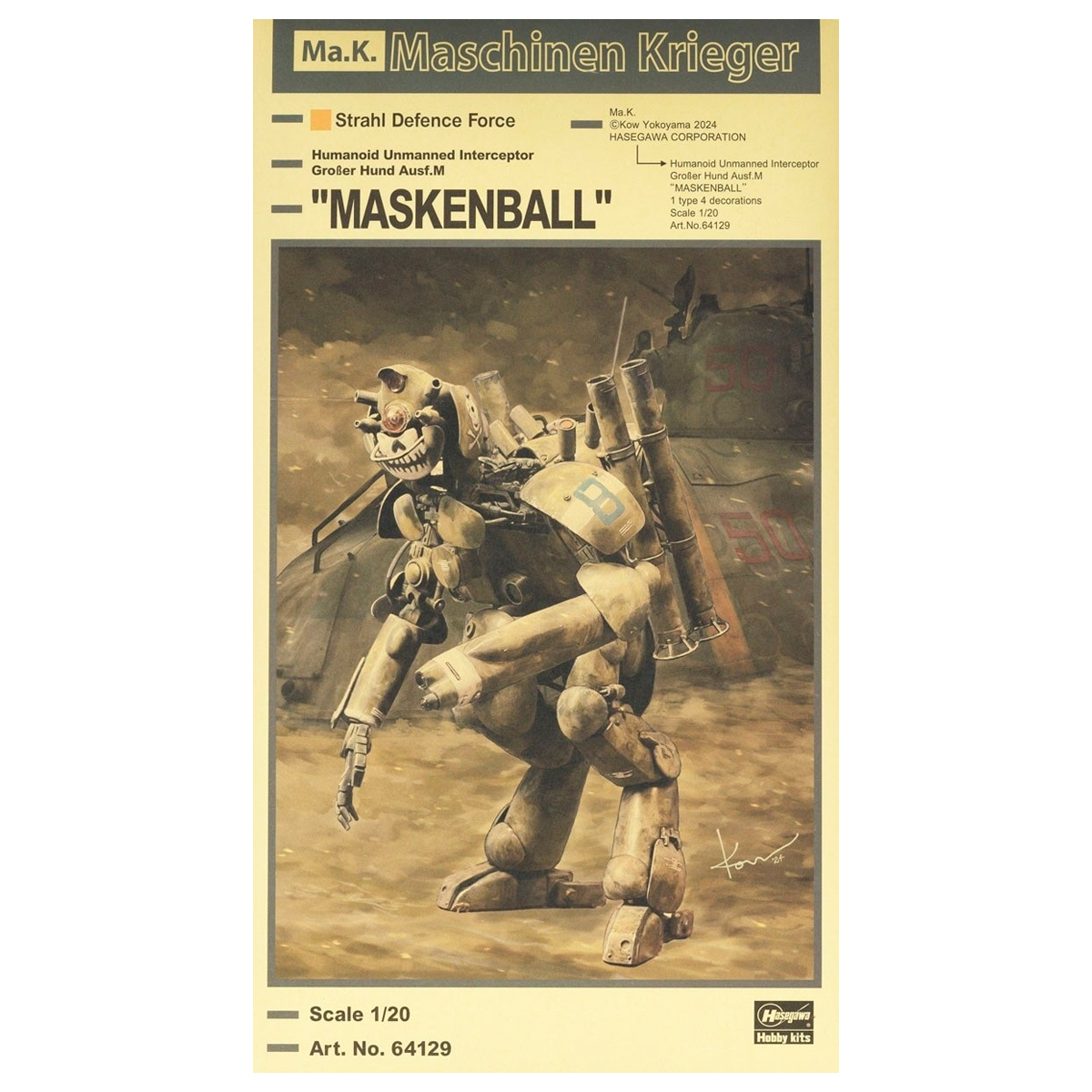 Maschinen Krieger 1/20 Machinen Krieger Groser Hund Ausf. M «Maskenball»