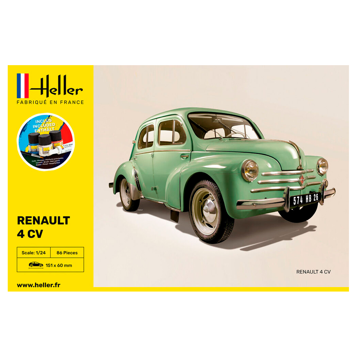 Starter Set – Renault 4 CV 1/24