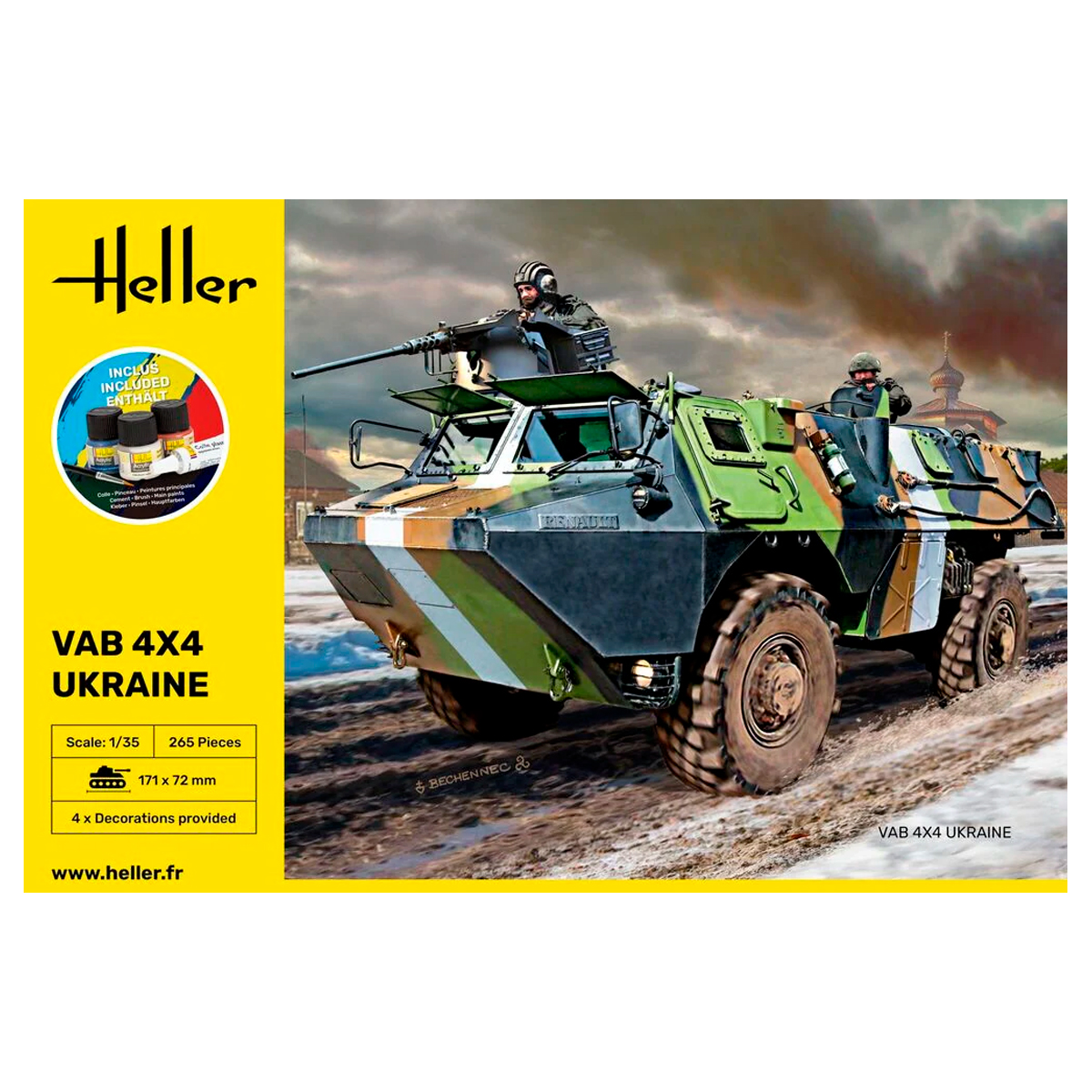 Starter Set – VAB 4X4 Ukraine 1/35