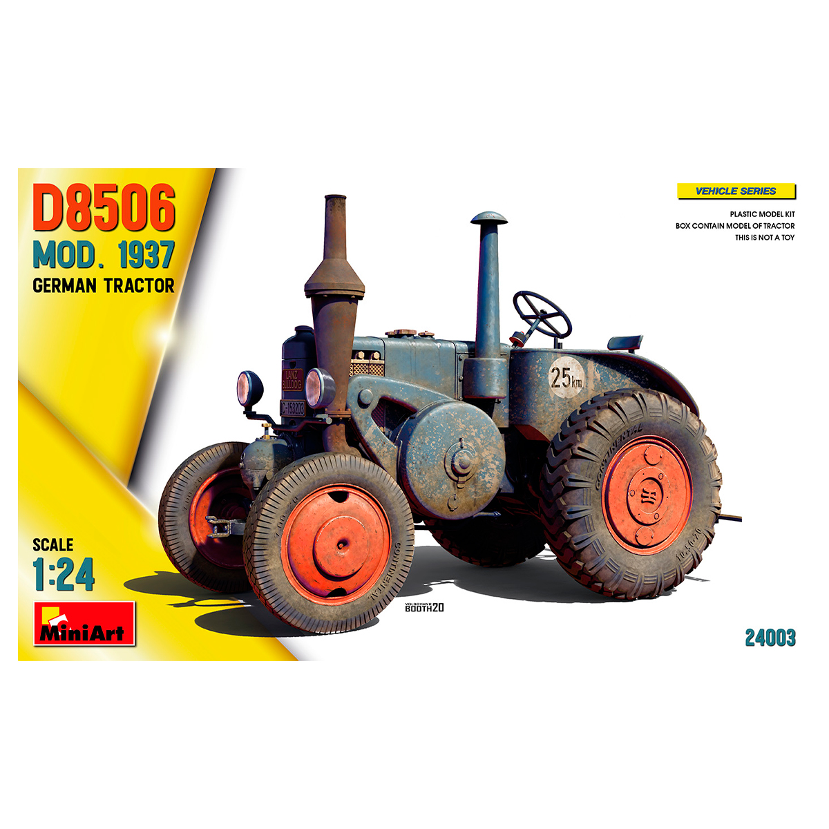 1/24 German Tractor D8506 Mod. 1937