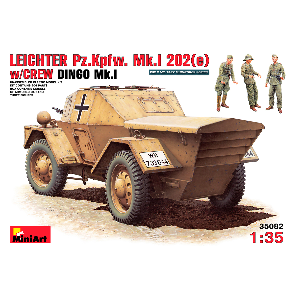 1/35 Leichter Pz.Kpfw. MkI 202(e) w/crew