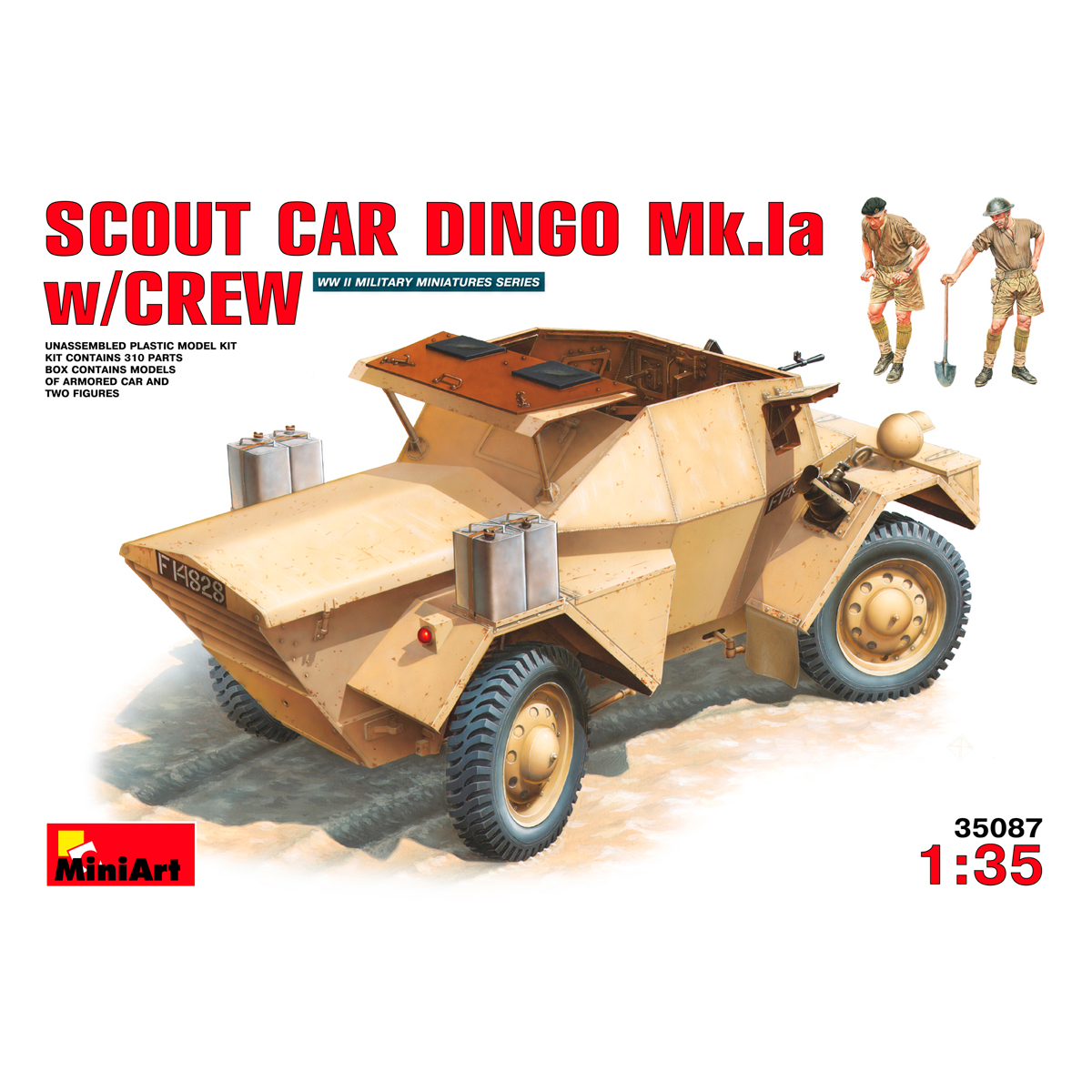 1/35 Scout Car Dingo Mk 1a w/crew