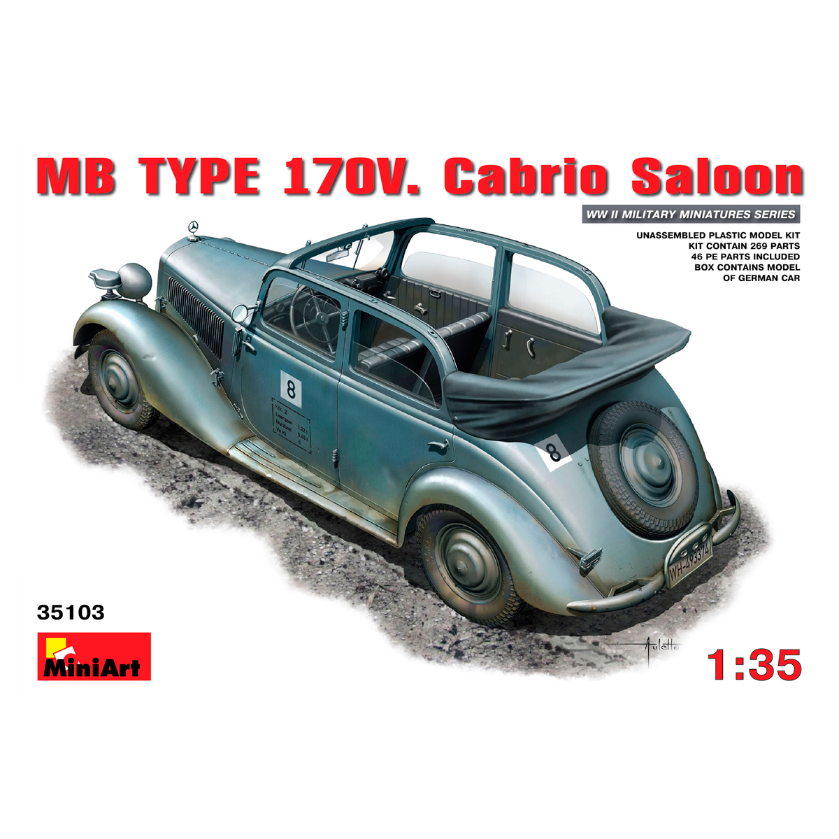 1/35 MB TYPE 170V  Cabrio Saloon