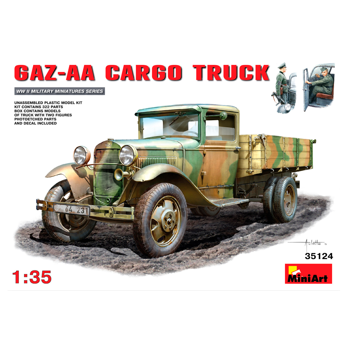 1/35 GAZ-AA  Сargo Truck