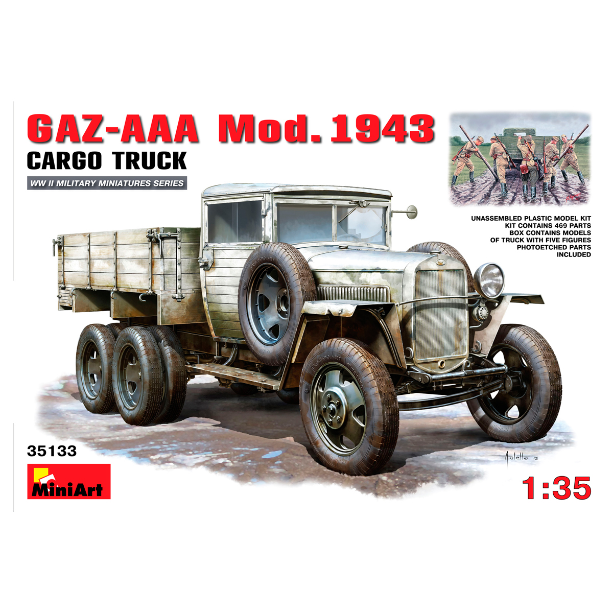 1/35 GAZ-AAA Mod. 1943 Cargo Truck