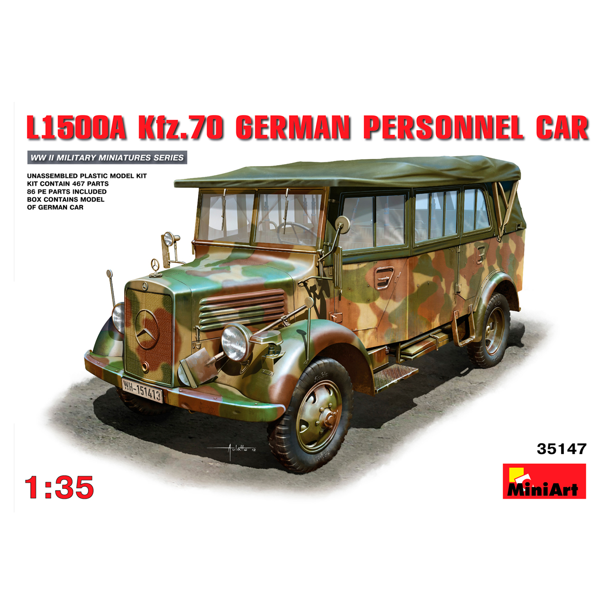 1/35 L1500A (Kfz.70) German Personnel Car