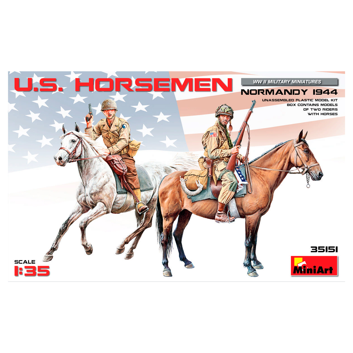 1/35 U.S. Horsemen. Normandy 1944