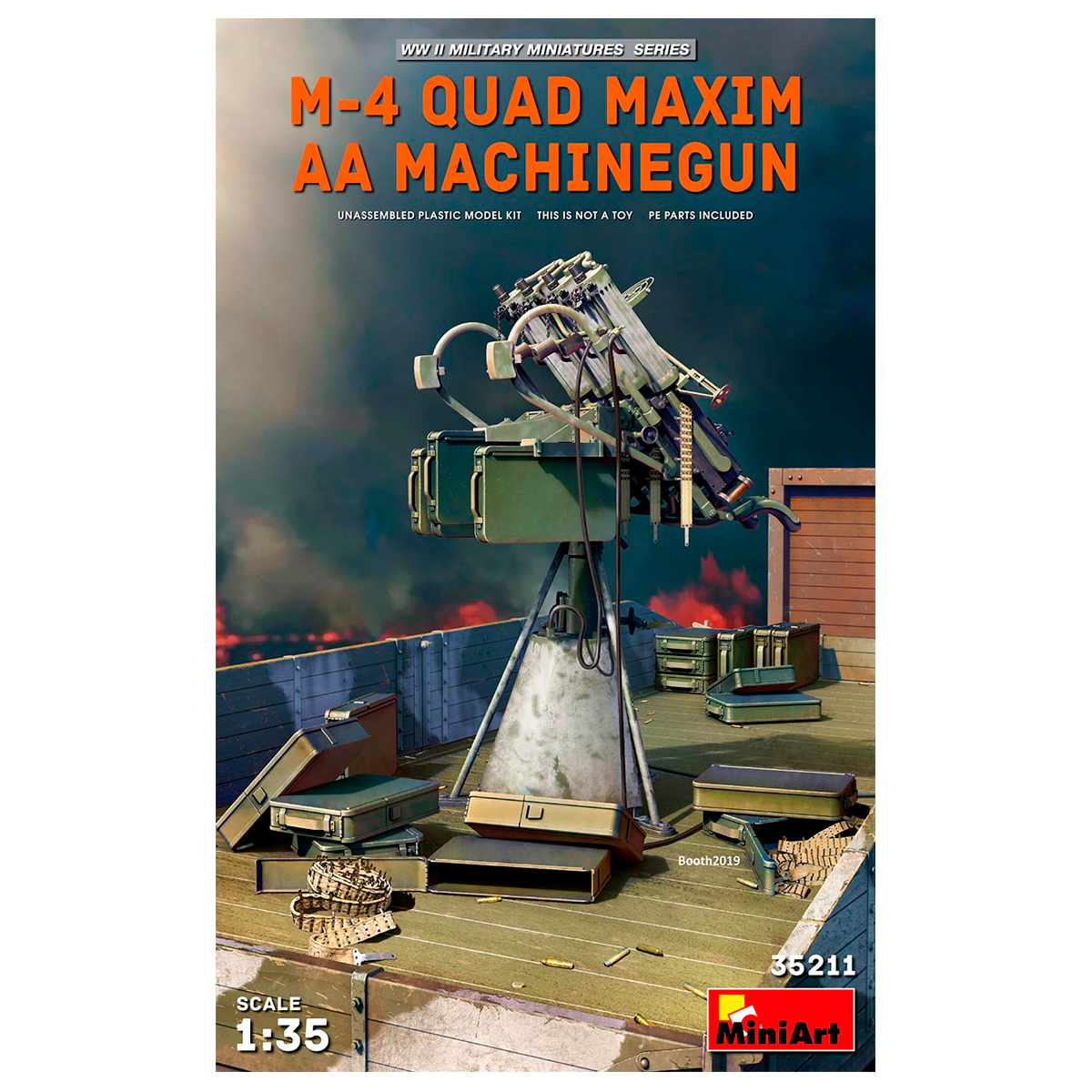 1/35 M-4 Quad Maxim AA Machinegun