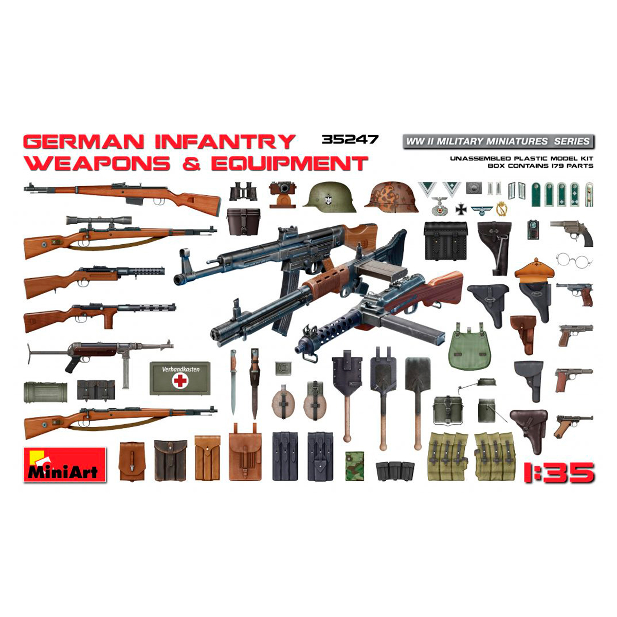 1/35 German Infantry Weapons & Equipment