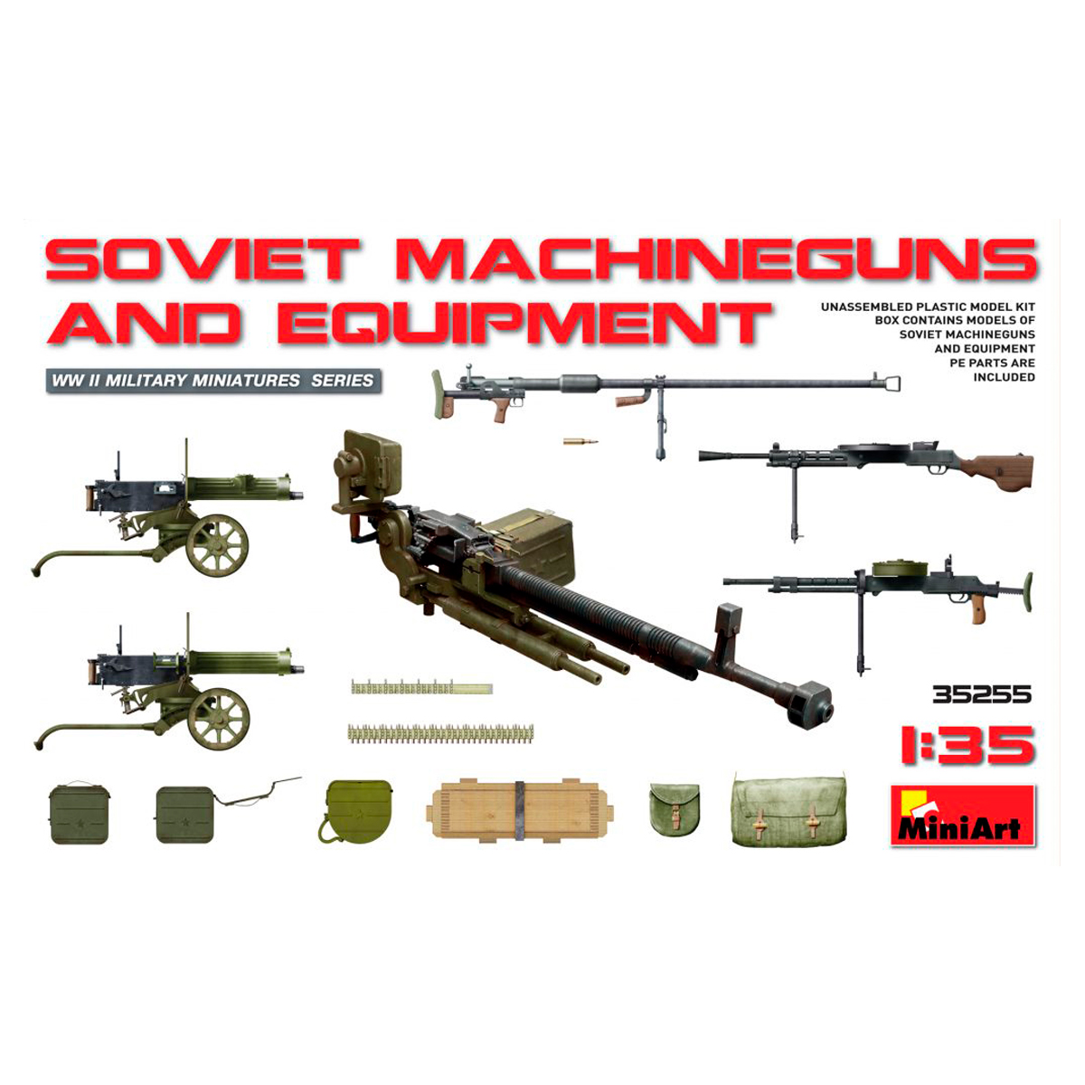 1/35 Soviet Machineguns & Equipment