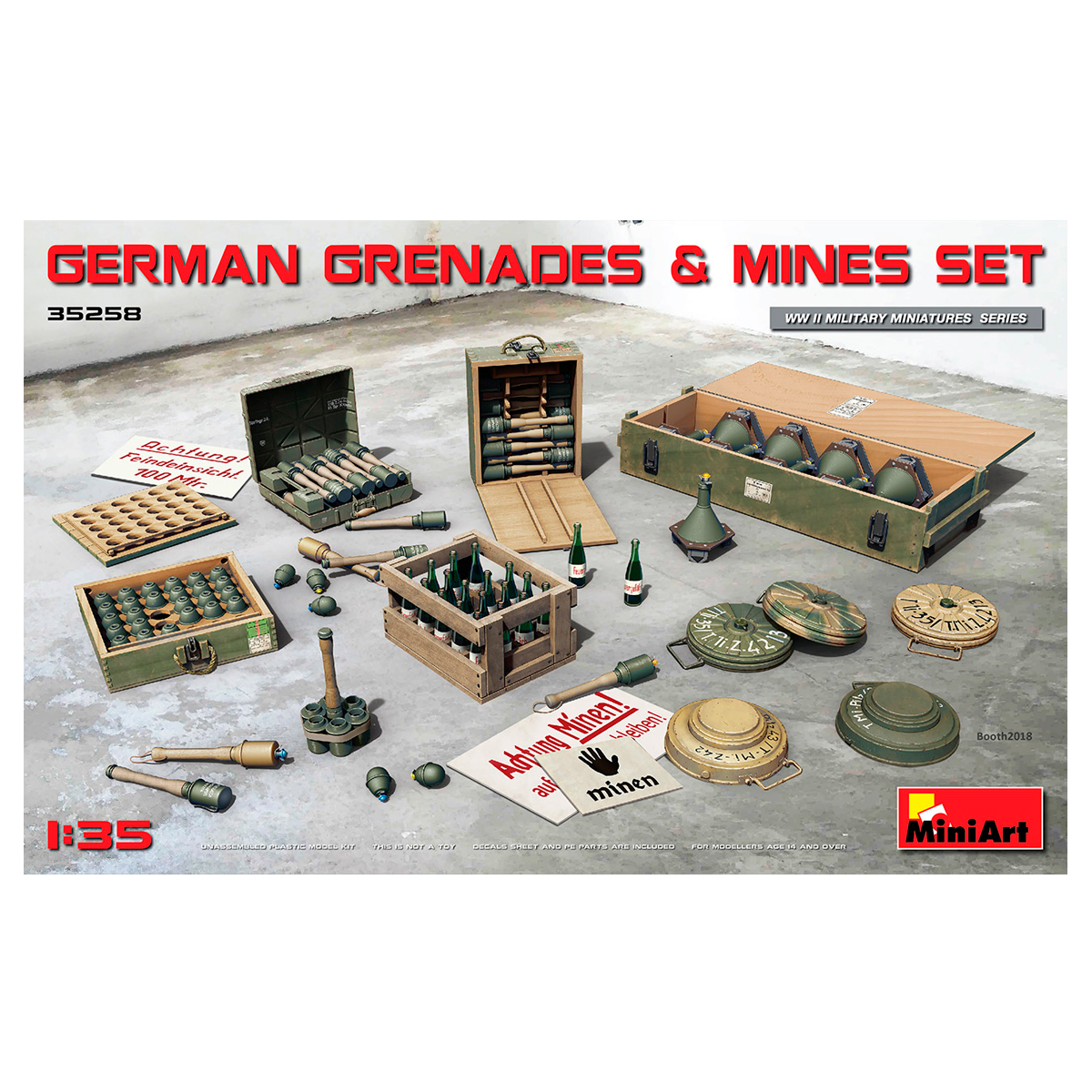 1/35 German Grenades & Mines Set