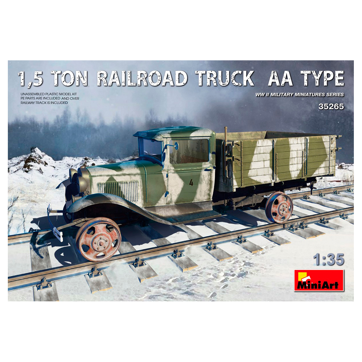 1/35 1,5 Ton Railroad Truck AA Type