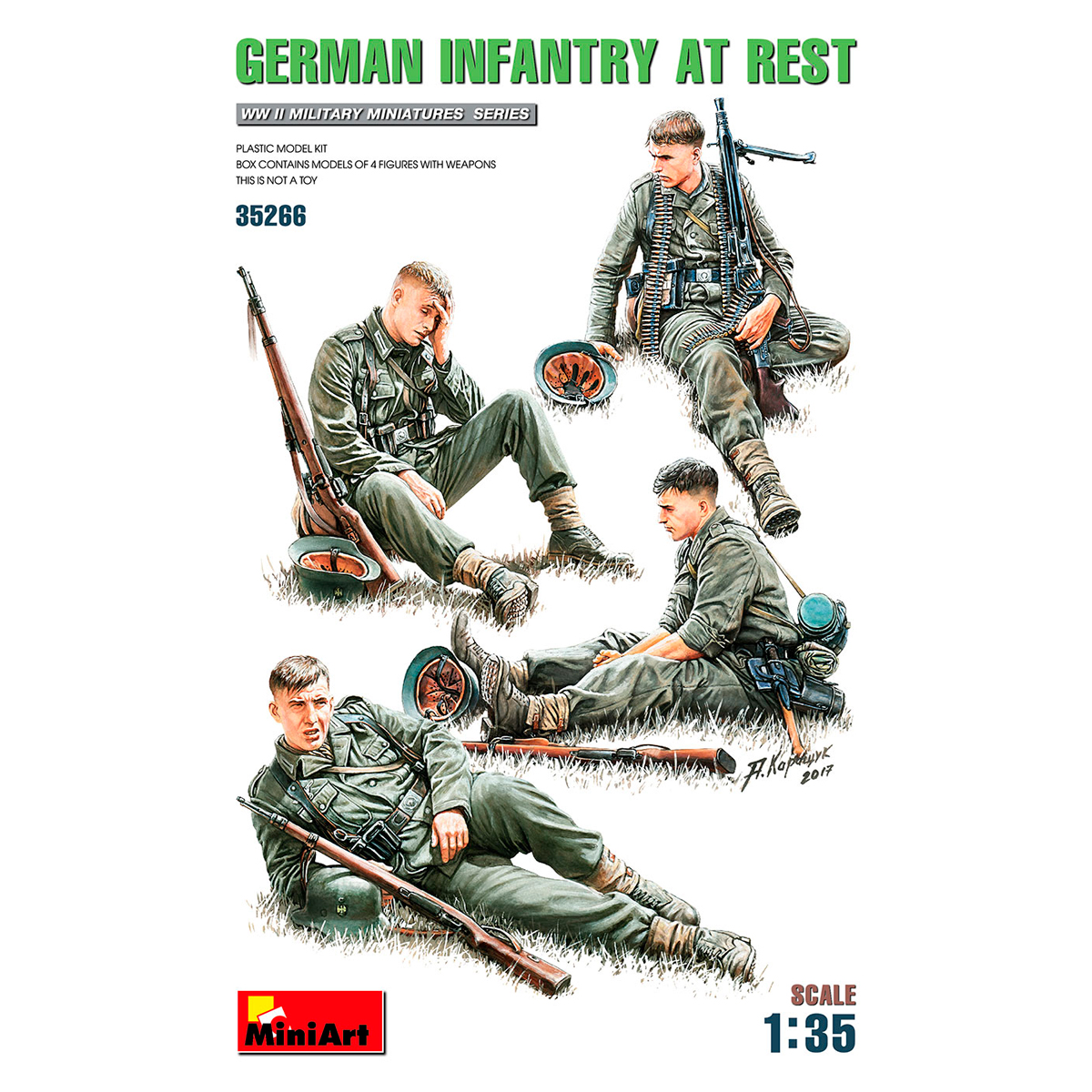 1/35 German Infantry at Rest