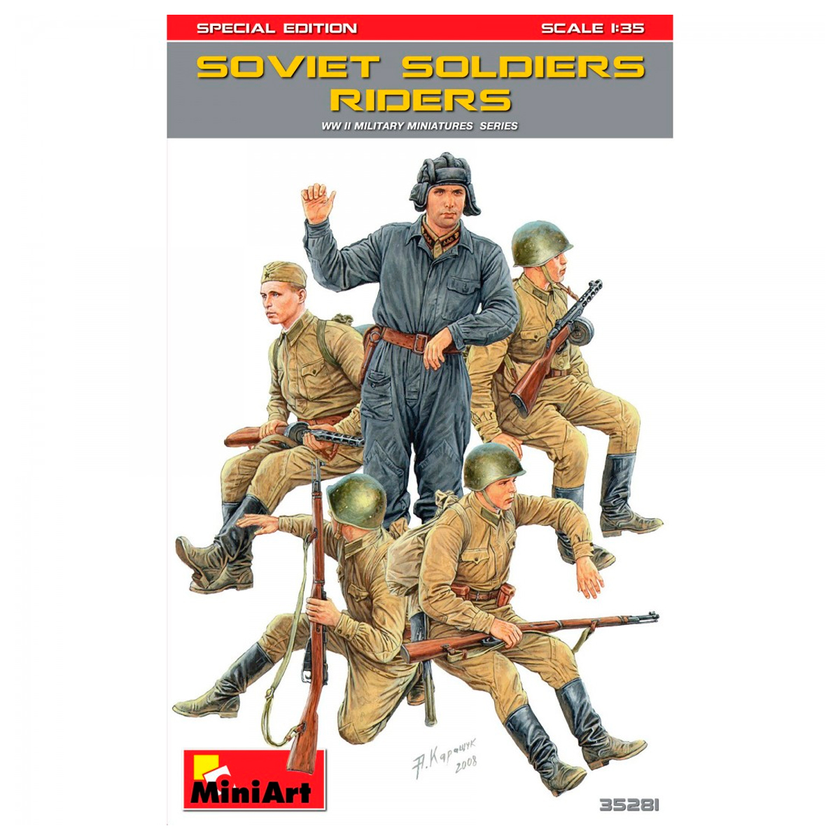 1/35 Soviet Soldiers Riders. Special Edition