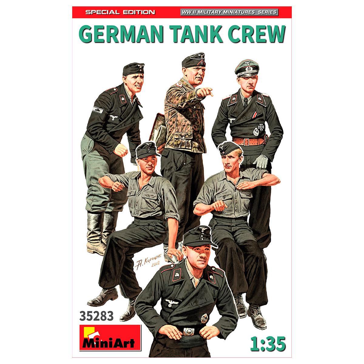 1/35 German Tank Crew. Special Edition