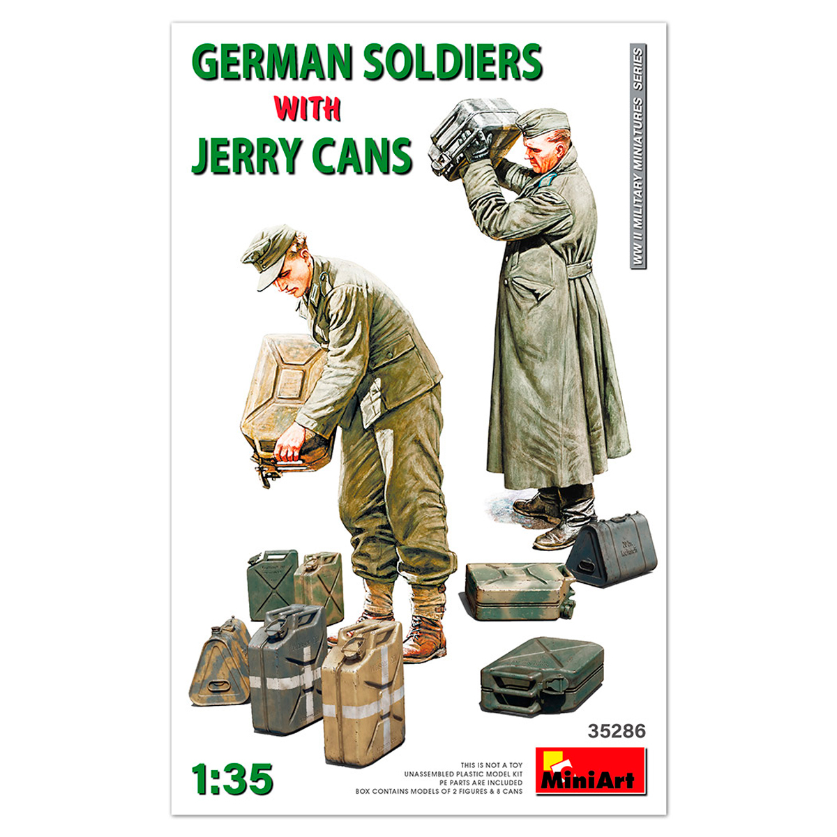 1/35 German Soldiers w/Jerry Cans