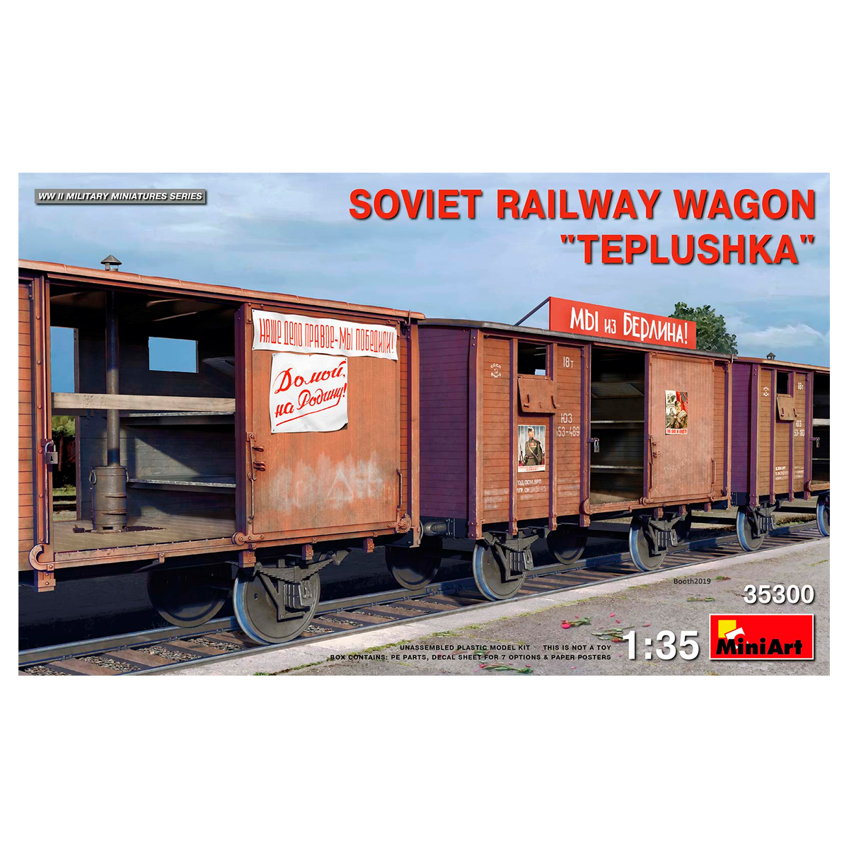 1/35 Soviet Railway Wagon Teplushka