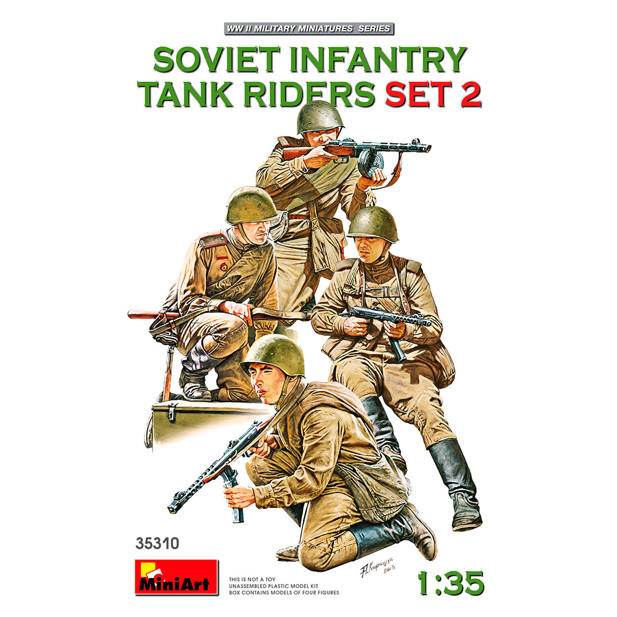 1/35 SOVIET INFANTRY TANK RIDERS SET 2