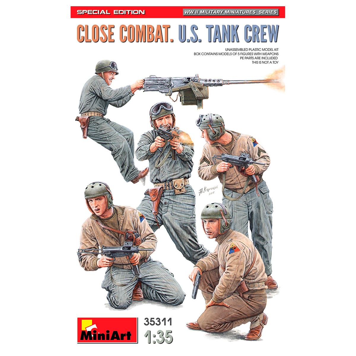 1/35 Close Combat. U.S. Tank Crew. Special Edition