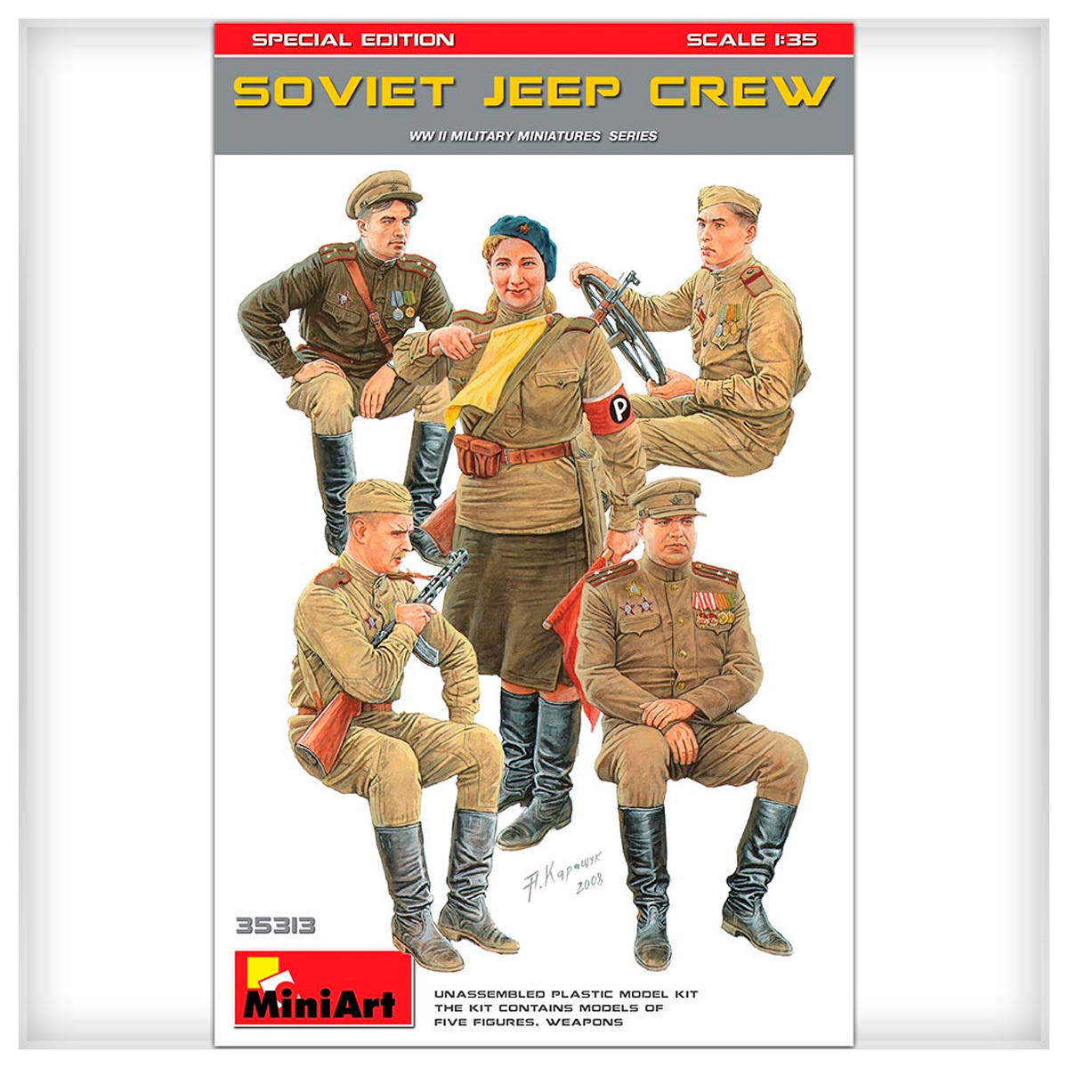 1/35 Soviet Jeep Crew. Special Edition