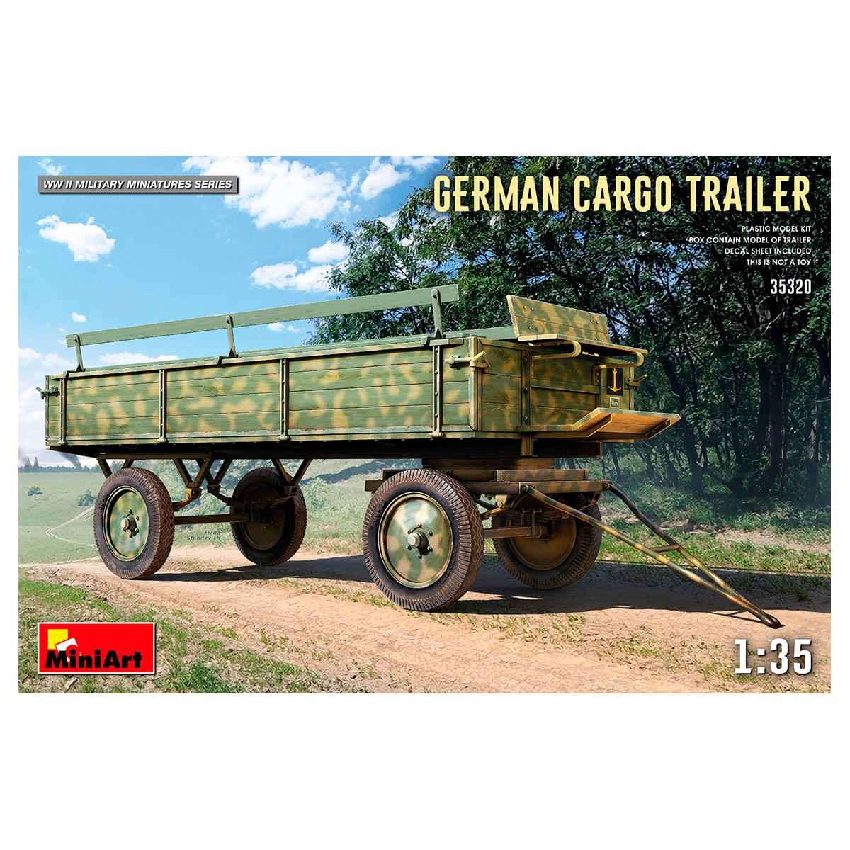 1/35 German Cargo Trailer