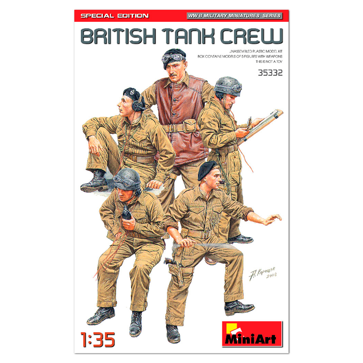 1/35 British Tank Crew. Special Edition