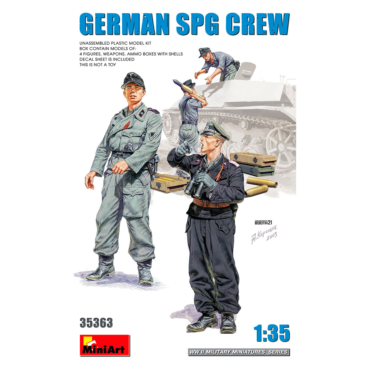 1/35 German SPG Crew