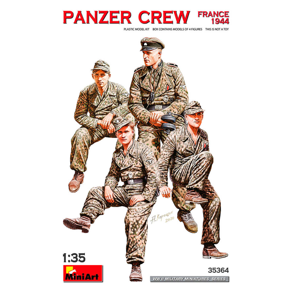 1/35 Panzer Crew. France 1944