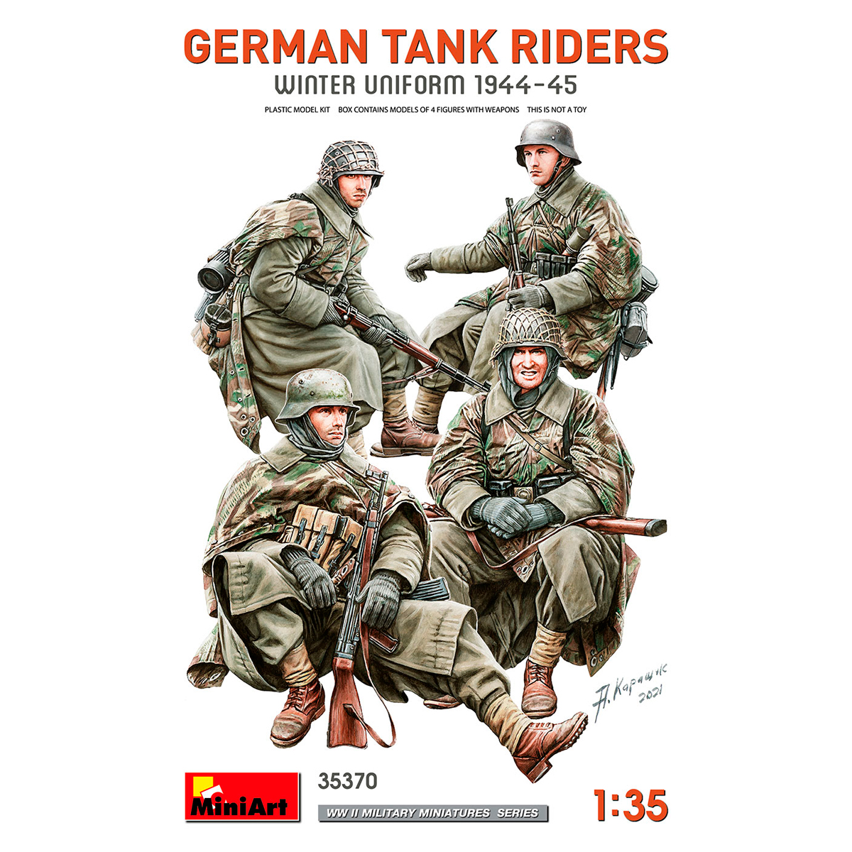 1/35 German Tank Riders (Winter Uniform 1944-45)