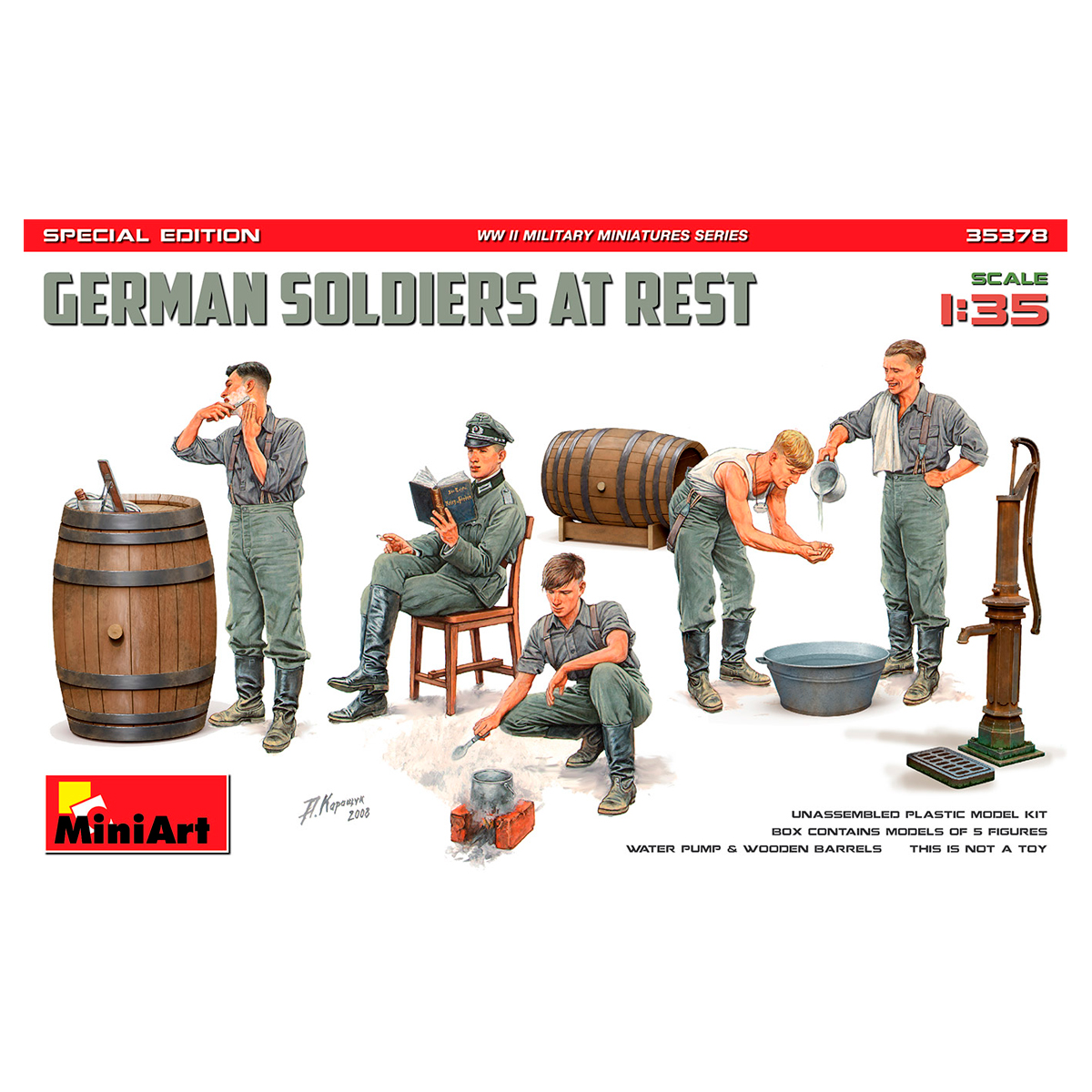 1/35 GERMAN SOLDIERS AT REST. SPECIAL EDITION