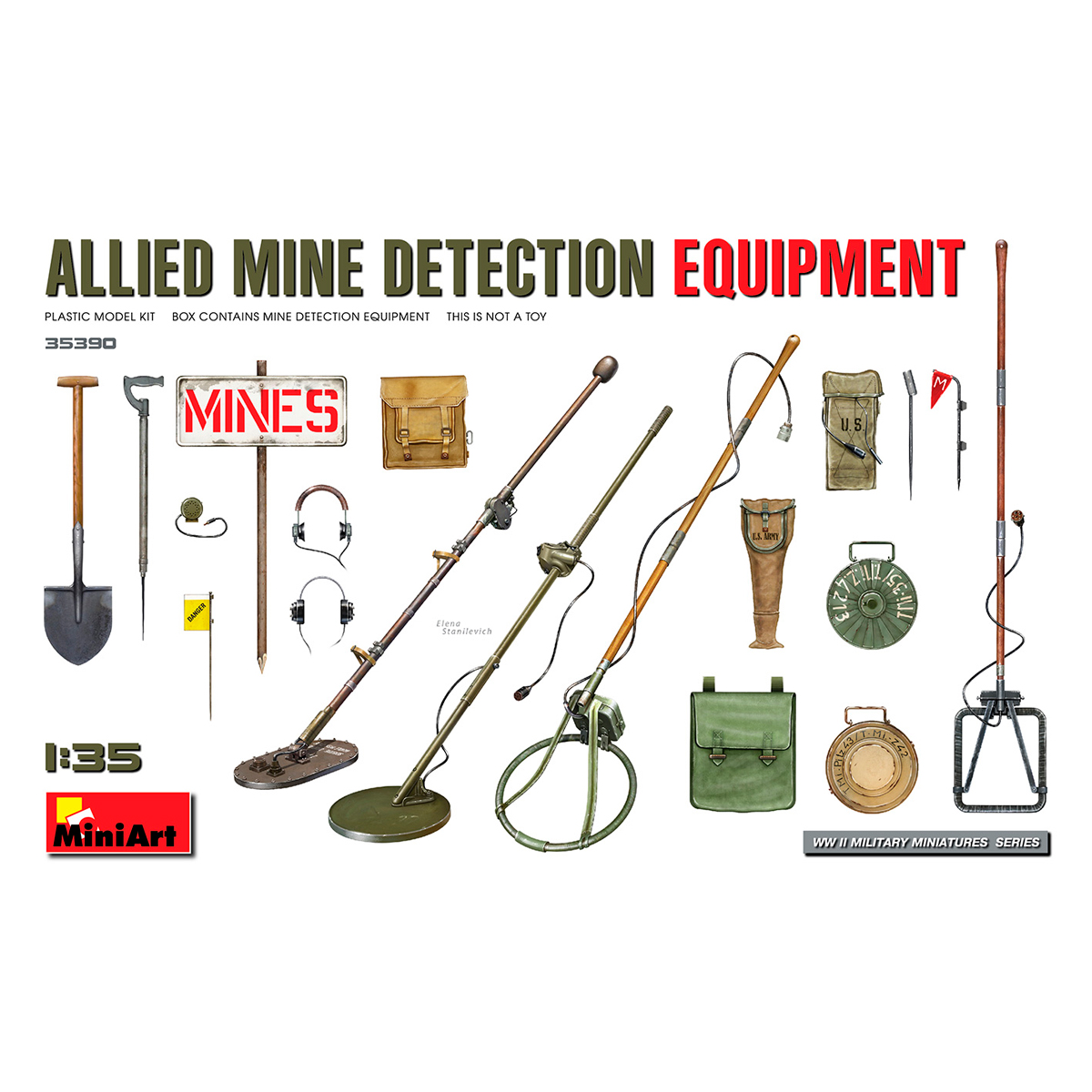 1/35 Allied Mine Detection Equipment