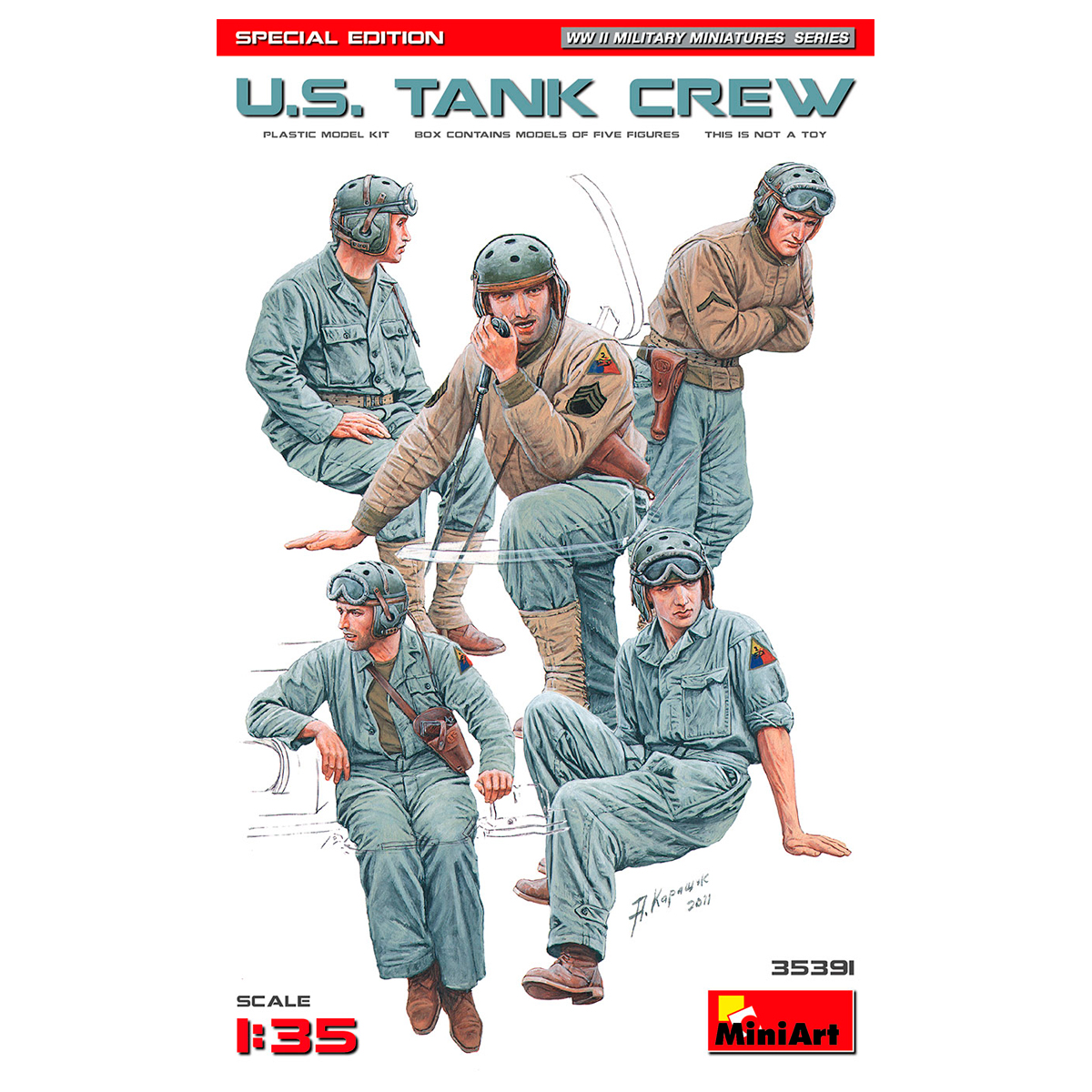 1/35 U.S. Tank Crew.Special Edition